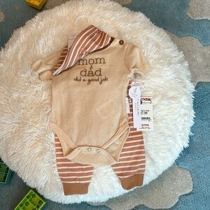 NWT Tahari Baby 3 Piece Bodysuit 3m